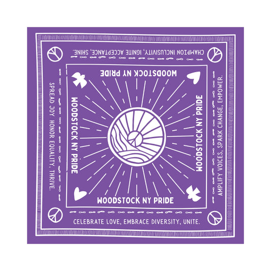 Woodstock NY Pride Bandana